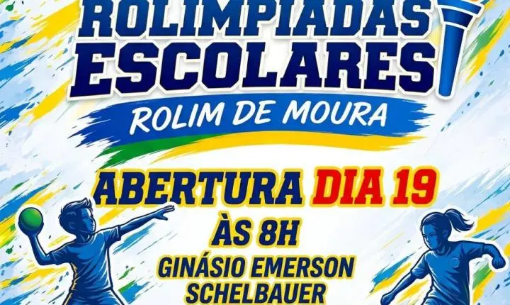 Prefeitura de Rolim de Moura abre as Rolimpíadas Escolares 2026 na segunda-feira, dia 19