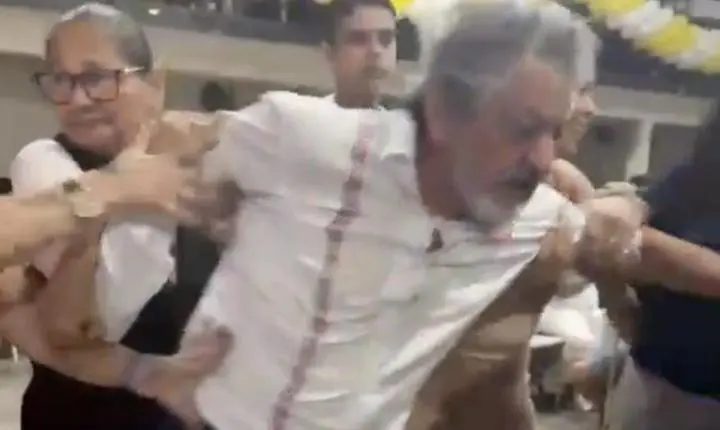 Recolhido aos costumes - VÍDEOS - Ex-senador o PT é preso no Pará após agredir mulheres em festa de casamento. Vídeos.