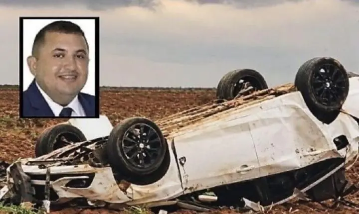 Vereador e duas mulheres morrem após carro sair da pista e capotar em MT