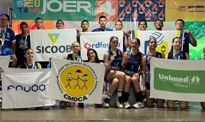 Vôlei escolar conquista títulos de quadra e praia no Joer 2026