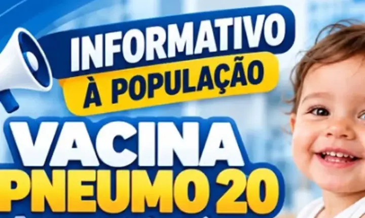 IMUNIZAÇÃO - Prefeitura de Rolim de Moura orienta população sobre Pneumo 20 para crianças de 0 a 4 anos